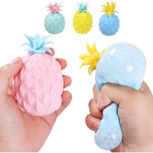 Fidget Toys Stress Ball Pineapple Kawaii Squishy Toys for Children Adult Anti Stress Reliever Toys Kids Gift for Special Needs