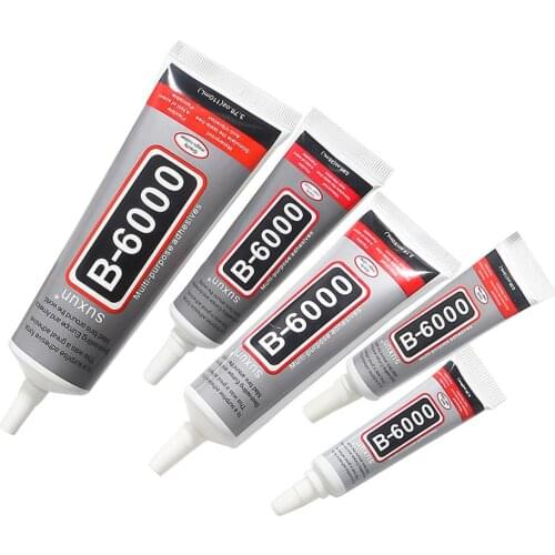 B6000 Glue For Rhinestones Crystal Adhesive Jewelry 9ml 15ml 50ml 110ml Needles Epoxy Resin Diy Jewelry Crafts Glass Supplies