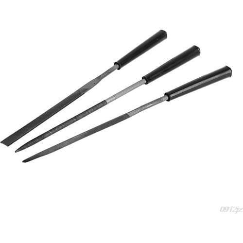 New 3Pcs Wood Carving Craft Metal Diamond Needle File Set Tools For Ceramic Glass New Drop ship