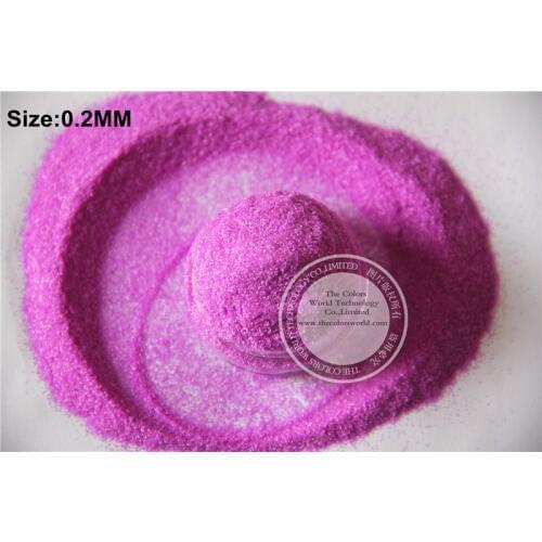 TCF503 Neon Purple Colors 0.2mm size solvent resistant glitter for nail Art nail Polish or other DIY decoration
