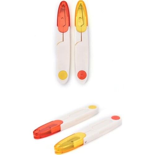 Hot New 1Pc Novelty Plastic Handle Sewing Snip Thread Cutter Scissors Cross Stitch Will easily cut through a variety of Bead