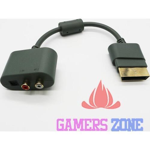 10pcs Optical RCA Audio Cable Adapter for Xbox 360