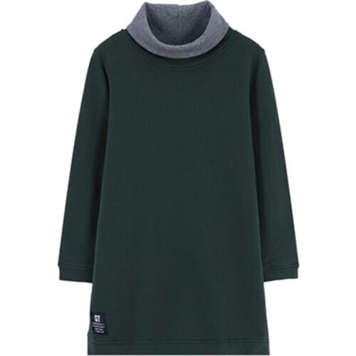 2019 New Fashion High Collar Woman Pullover Thicken Sweater Long Sleeve Slim Lengthen All-match Elastic Knit Slim Female Sweater