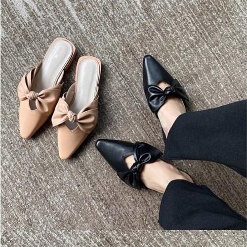 S New sexy fashion pointed ladies high heels nude black bow accessories high heels spring and autumn ladies party slippers