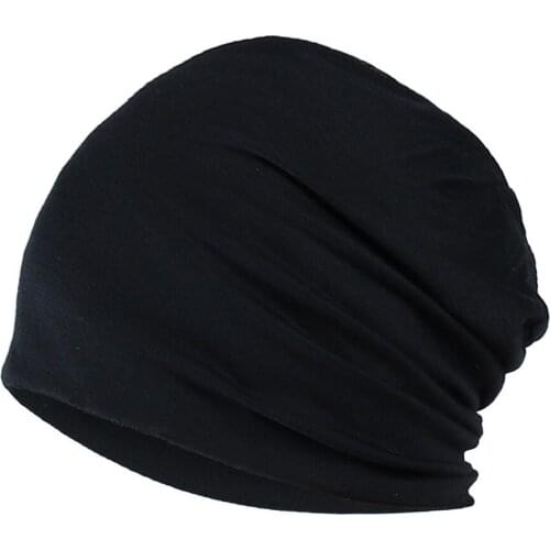 Hats For Men Soild India Stretch Drawstring Hat Wool Knitting Hair Loss Head Scarf Wrap Tuban Women Accessories Платок На Голову