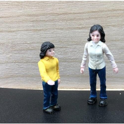 Super mini pvc figure model toy sand decoration familt 3pcs/set