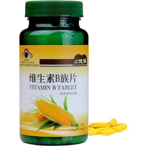 Vitamin B1 B2 B3 B5 B6 B7 B9 B12 Family Balance Nutrition Vitamin Supplement Prevents Hair Loss Protect Nails