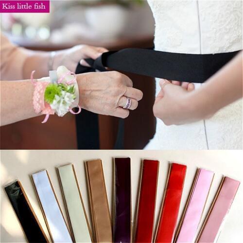 XW34 Free shipping High quality New Simple Bridal Belt Girdle Wedding belts and sashes