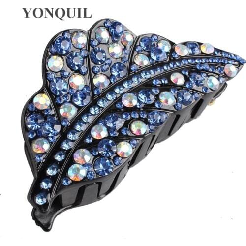 Women Rhinestone Hair Crab Claws Crystal Hairpins Ladies Shny Hair Clip Ladies Elegant Washing Tool Accessories Headwear