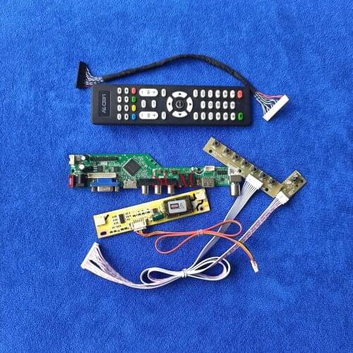 AV VGA USB HDMI-compatible 30 Pin LVDS Analog kit 1920*1080 2-CCFL Fit M215H1/MT215DW01/M215HW01/M215HW03 LCD screen drive board