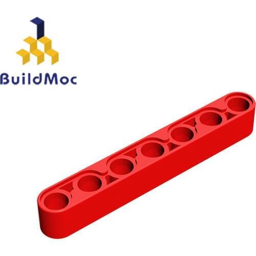 BuildMOC Compatible Assembles Particles 32524 1x7 For Building Blocks Parts DIY LOGO Educational Cre