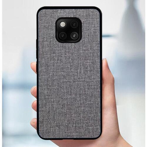 Huawei mate 20 pro case mate 20x case soft TPU comfortable canvas cloth fabric back cover fundas huawei mate 20 lite capas coque