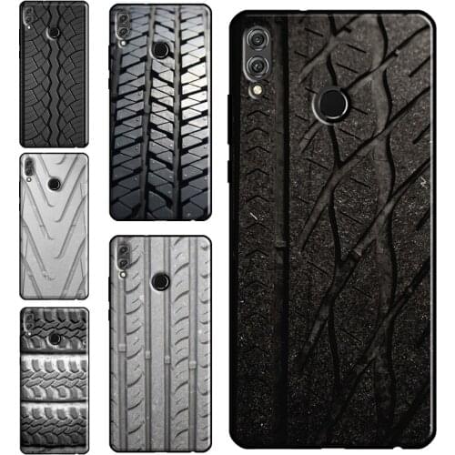 Tire Tread Pattern Case For Huawei Honor 20 Pro 4C 6C 7A 7S 7C 8A 8X 8S 9A 9X 9S 10X 10 Lite 10i Back Cover