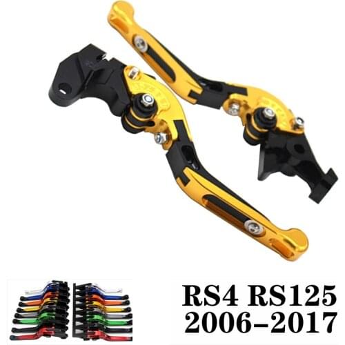 For Aprilia RS4 RS125 2006 2007 2008 2009 2010 2011 2012 2013 2014-2017 Motorcycle Adjustable Brake Clutch Lever Levers Folding