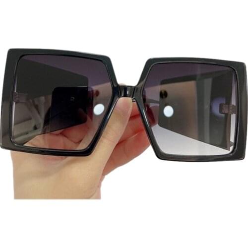 Luxury Brand Sunglasses Oversized Square Female Male Glasses Mirror Gradient Lens Eyewear Gafas De Sol Mujer