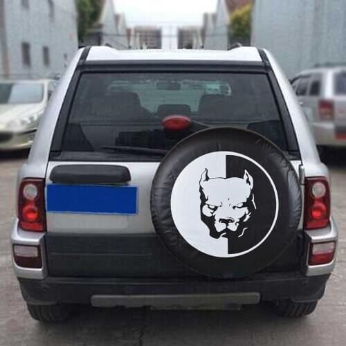 14" 15" 16" 17" Inch PVC Leather Spare Tire Cover Case Bag Pouch Protector For Land Rover Defender Freelander 2 DC100 Freelander