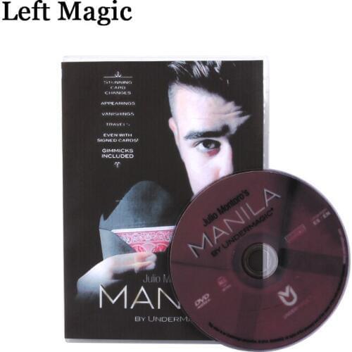 Manila (Gimmicks & DVD ) By Julio Montoro -Magic Tricks Mentalism Card Magic Illusions Close Up Stage Magic Props Comedy