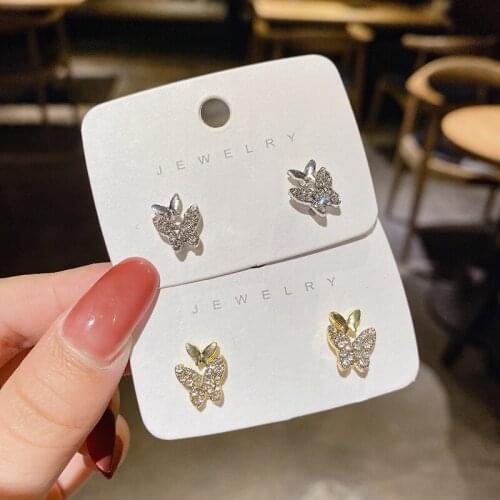 Cute Exquisite Fashionable Earrings Butterfly Wings Female Earrings Cute Fashion Jewelry Butterfly Jewelry