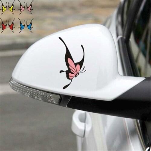 Lovely Butterfly Leaves Cartoon Reflective Funny Auto Decals Motorcycle Car Decal Car-Styling Sticker Scratch Cover Car Stickers