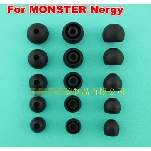 New 10pcs replacement silicone ear tips buds earbuds eartips For nergy sport earphone free shipping