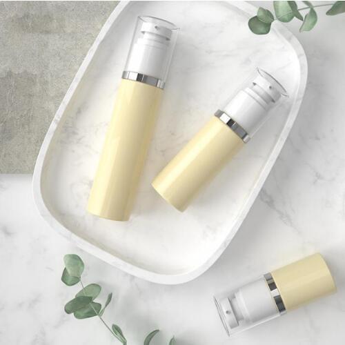30ml 50ml 80ml PET Plastic Upscale Empty Vacuum Pump Bottle Airless Dispenser Jar Container For Lotion Cosmetic Cream SN1785