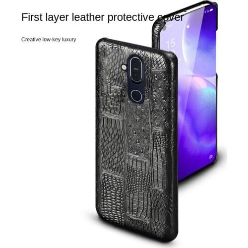 Suitable for Nokia 8.3 5g mobile phone case 2.2 3.1 5.1 4.2 3.4 5.3 9 X7 X3 5 Genuine Leather Cowhide mobile phone case