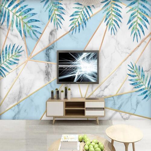 Custom Photo Wallpaper Home Decor 3D Geometric Marble TV Background Wall Painting Modern Living Room Decoration Wallpaper Murals