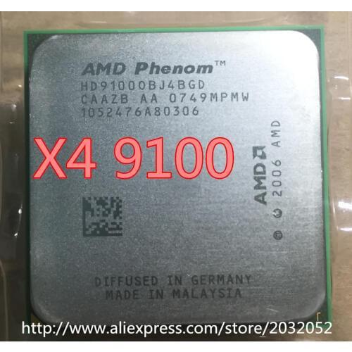 AMD CPU Phenom X4 9100 processor 1.8G/AM2+/ 940 Pin /Quad-CORE / 2MB L3 Cache (working 100% Free Shipping)