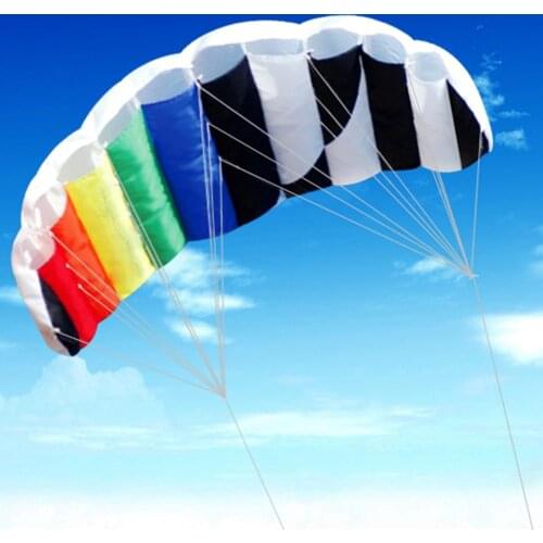 Durable Stunt Power Kite Dual-Line Parafoil Water Sports Parachute Toy