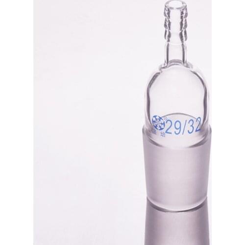 Straight suction connector,External grinding,Male 29/32,Straight head grinding,Straight tube grinding