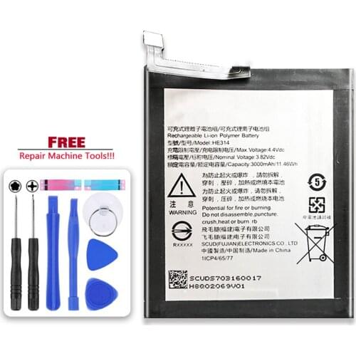 3000mAh Replacement Battery HE314 for SHARP AQUOS Z2 A1 FS8002 Mobile Phone