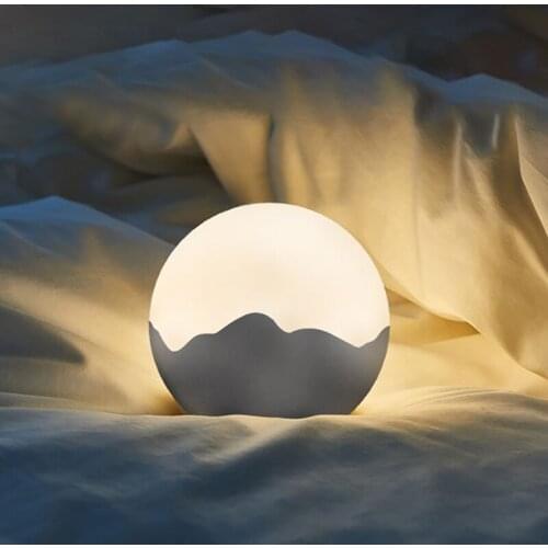 Led Night Light Touch Dimming Bedside Lamp Usb Rechargeable Cabinet Light Creative Eye Protection Portable Light for Bedroom