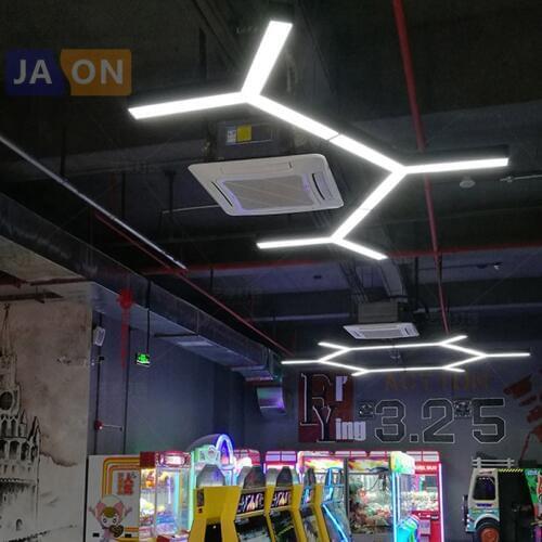 LED Nordic Iron Acrylic DIY Chandelier Lighting Lamparas De Techo Suspension Luminaire Lampen For Dinning Room Office