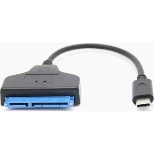 Type-c To Sata 22pin Type-C To SATA Interface 3.0 SSD Solid State Mobile Hard Drive Easy Drive Cable
