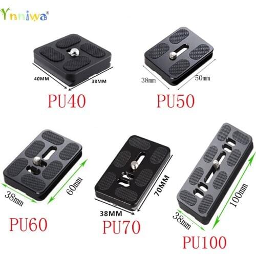 Universal Tripod Monopods 1/4 inch Screw PU40 PU50 PU60 PU70 PU100 Camera Accessory