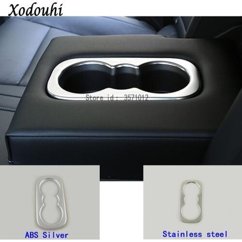 For Renault Koleos 2017 2018 2019 2020 Car Styling Inner Trim Center Console Middle Rear Back Tail Cup Gear Armrest Box Frame