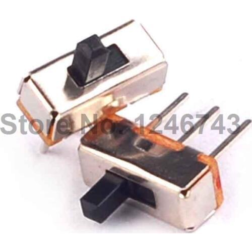 10PCS L8.5*W3.5MM SS-12D00 3P 2T Mini Toggle Slide Switch Handle High:3mm