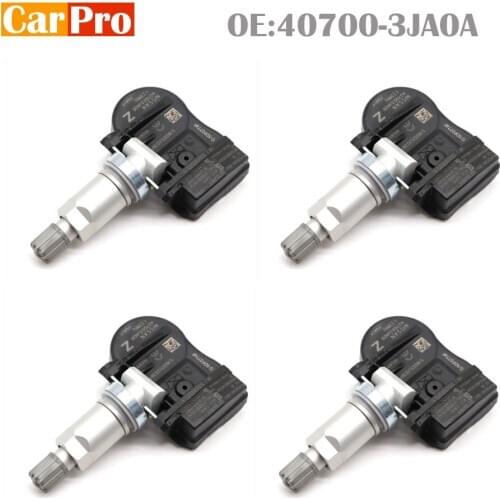 4 Pieces Tire Pressure Sensor TPMS 40700-3JA0A 40700-3JA0B for Infiniti Q50 Q60 Q70 QX50 QX56 Nissan Murano 433MHz