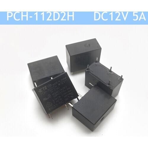 5Pcs/Lot Relay Pch-112D2H Dc12V 5A Dip6 New And Original