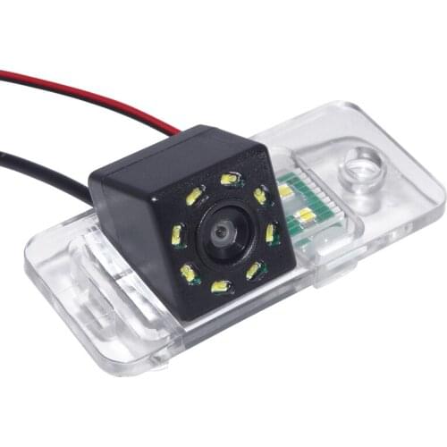 Car Rear View Camera Reversing Parking Spare 8Led Camera For- A3 A4 A6 A8 Q5 Q7 A6L