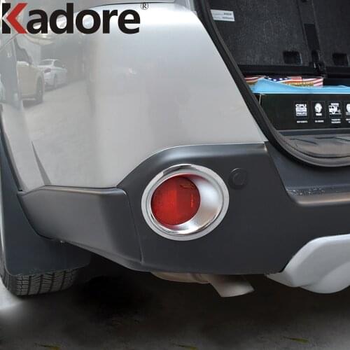 For Nissan X-Trail 2008 2009 2010 2011 Chrome Front Rear Foglight Lamp Cover Trim Fog Light Frame Car Styling 4pcs (Not For T31)