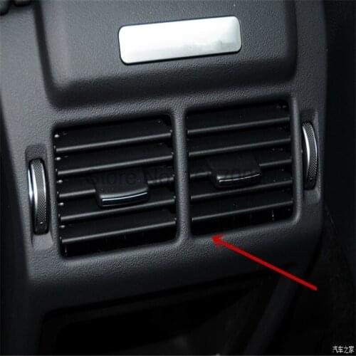 For Range Rover Evoque 2014 2015 Armrest Rear Air Vent Outlet A/C Vents Cover Frame Overlay Stiker trim