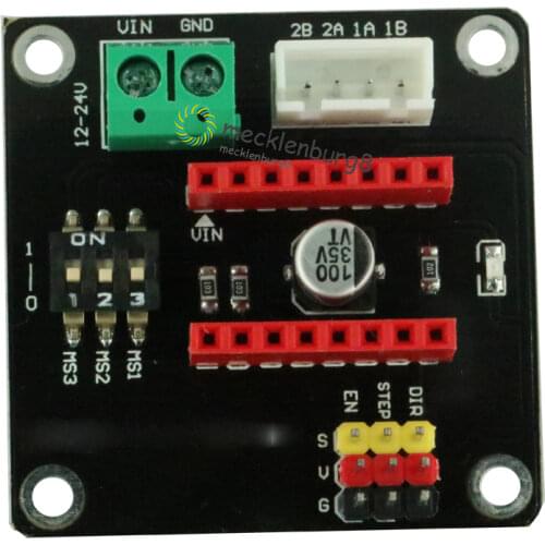 DRV8825 A4988 3D Printers 42 Stepper Motor Driver Control Expansion Board Shield Module for Arduino UNO R3 Ramps1.4 DIY Kit One