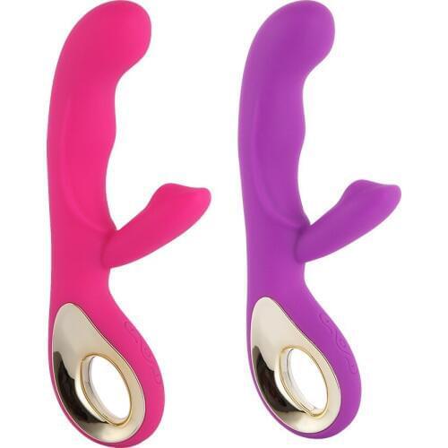 Double G-spot Vibrator Silent G-Spot Master Clitoris Dildo Waterproof Vaginal Stimulator Massager Adult Sex To clitoris vibrador