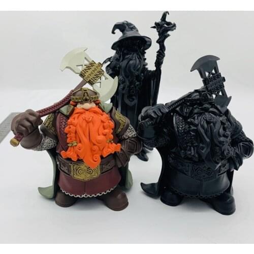 The Lord of the Ings Mini Epics Gimli Gandalf Q Version Action Figure Ornaments Model Toys