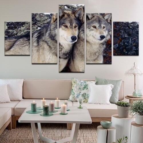 Ew Hot DIY full drill square Diamond Embroidery wolf 5d round Diamond Painting cross stitch animals home decoration accessories