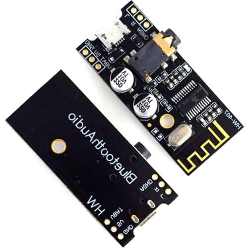 HW-407 Bluetooth Audio Receiver Module with 3.5mm Output Jack Bluetooth 4.2 Wireless HiFi Stereo Lossless MP3 Music Decoder Boar