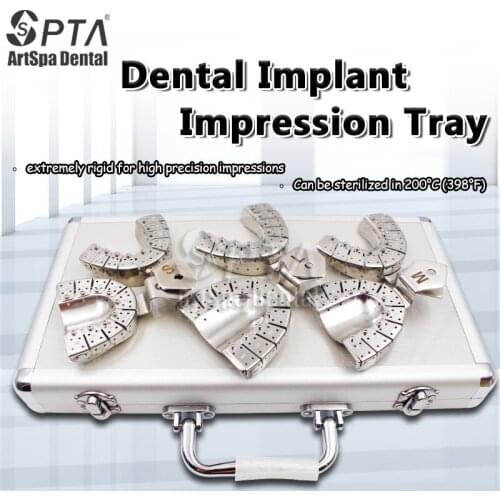 Implants Dental Implantology Tray Removing Segments Position of the Abutments Dentistry Materials Autoclave Dentista Equipament
