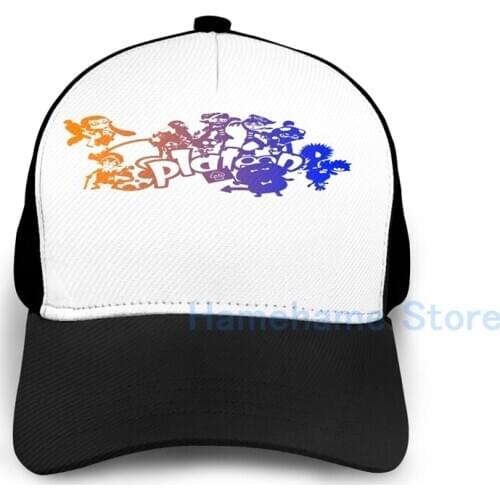 Fashion Splatoon(2) Basketball Cap men women Graphic print black Unisex adult hat