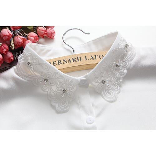 Fashion new embroidery false collar decoration collar Detachable Collars female fake shirt vintage lace tie